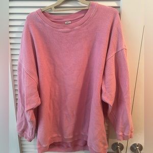 Aerie corduroy crewneck sweatshirt